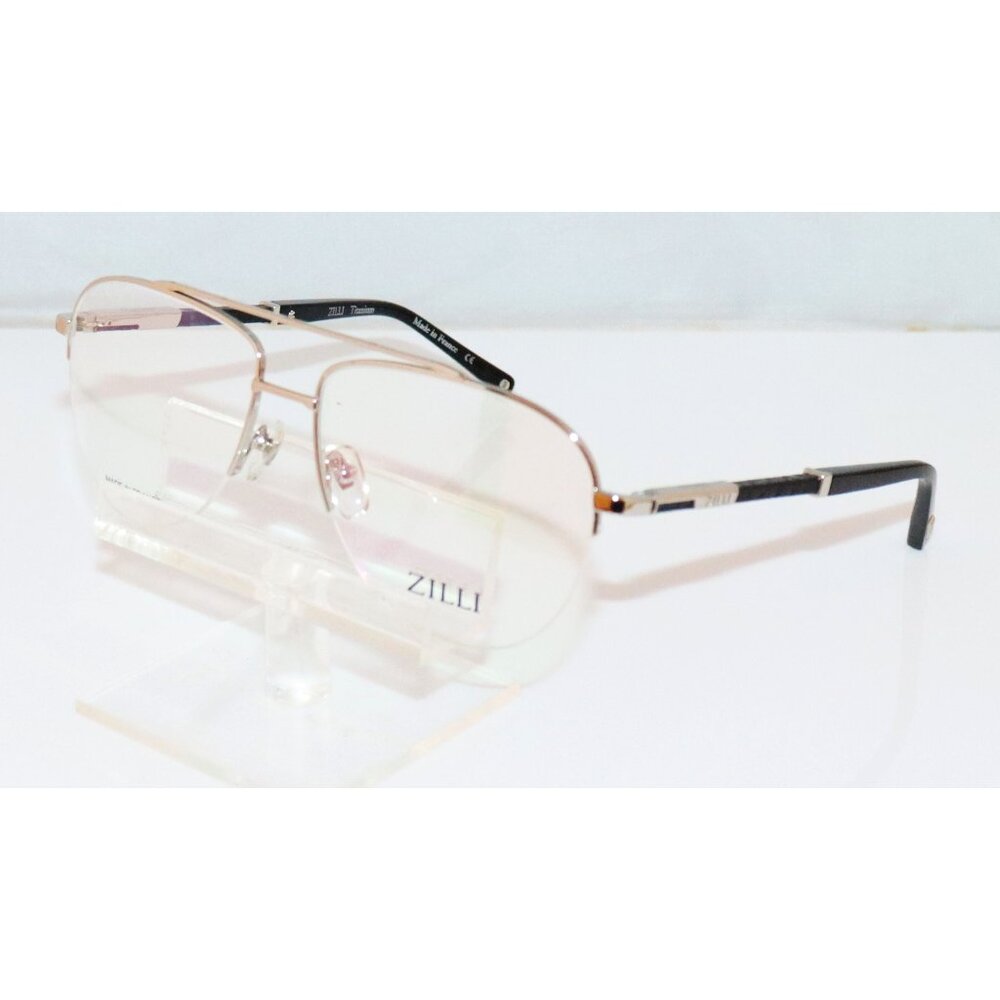 NEW Authentic ZILLI Eyeglasses ZI 60084 C02 Handmade France Luxury Frame